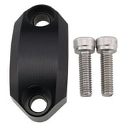 Motorcycle Cylinder Clamp Cover Caps Brake Clutch Lever, Ornament ,Handle Bar Replacement Assemblies for 22mm Handlebar Clamping , Black